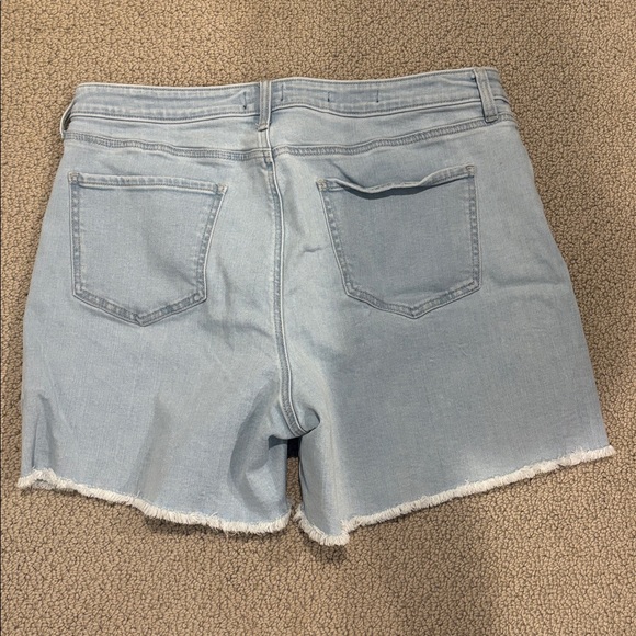 NYDJ Womens Zoey Distressed Jean Short 14 - Picture 5 of 6